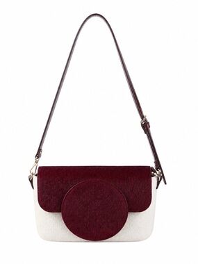 O'Bag Shoulder Bag with Faux Fur Fla
8X6 Crossbody  NWT purse A, handbag
Italy